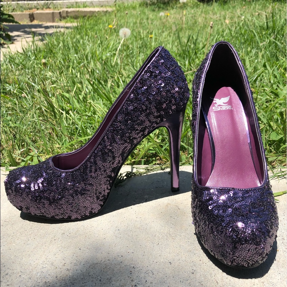 Shiekh Sequin High Heel Pumps